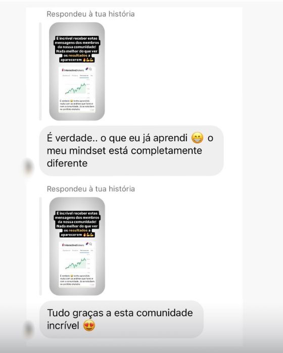 Mensagem de um membro
