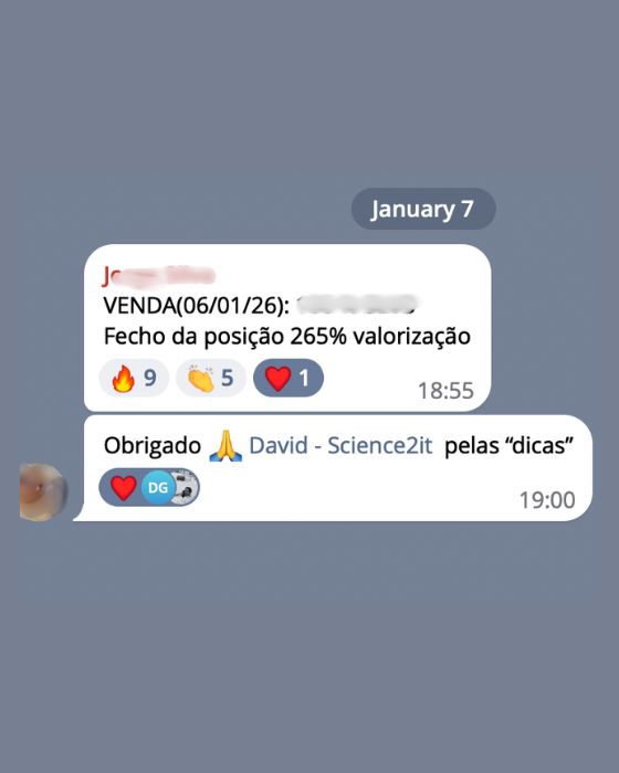 Mensagem de um membro
